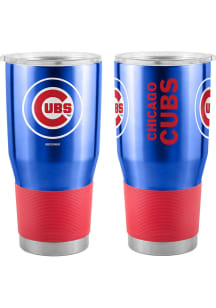 Chicago Cubs 30oz Blue Grip Stainless Steel Tumbler - Blue
