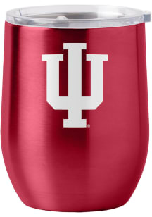 White Indiana Hoosiers 16oz Gameday Curved Stainless Steel Stemless