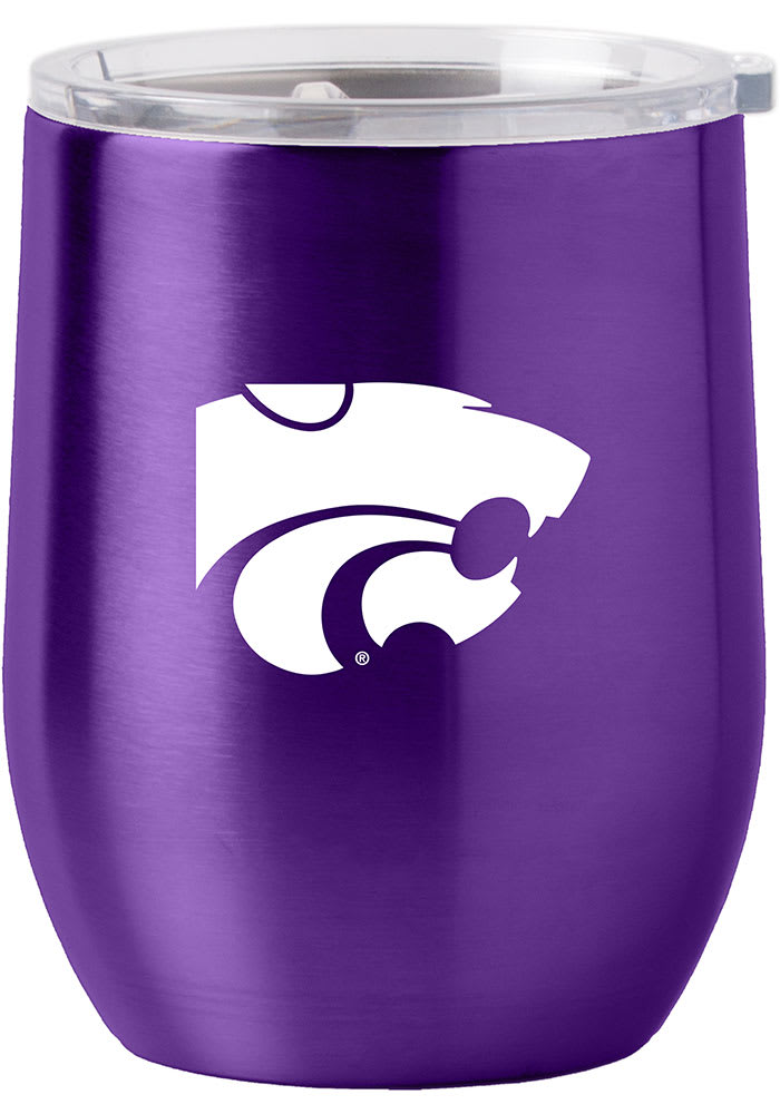 K-State Wildcats 16oz Gameday Curved Stainless Steel Stemless