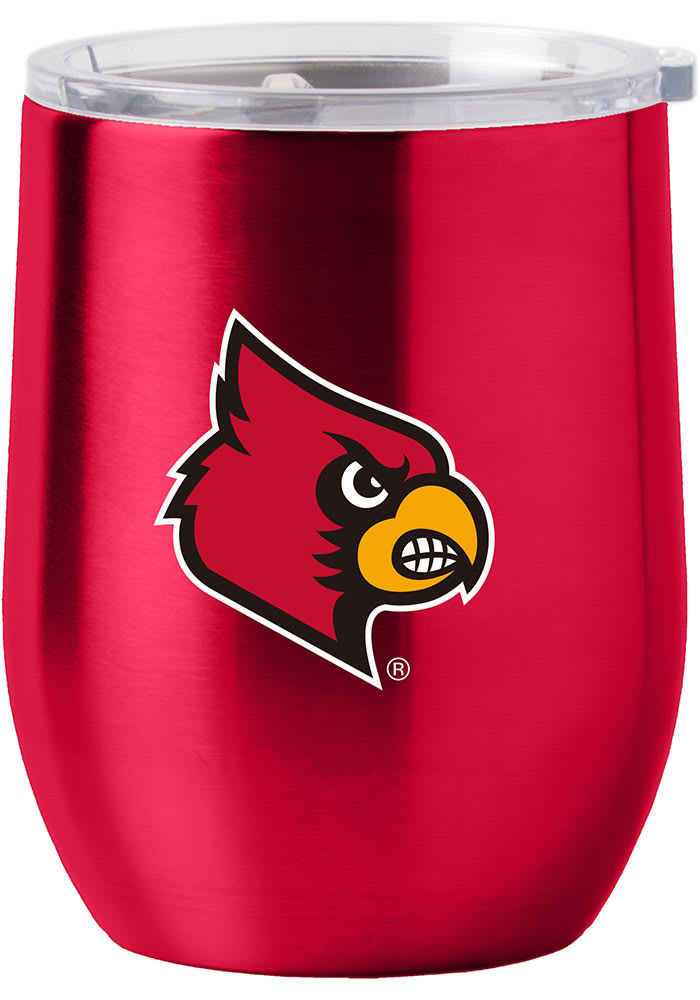 Louisville Cardinals 16 oz. Flipside Powder Coat Curved Beverage Tumbler