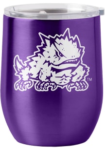 TCU Horned Frogs 16oz Gameday Curved Stainless Steel Stemless