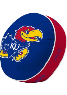 Kansas Jayhawks Puff Throw Pillow - Red