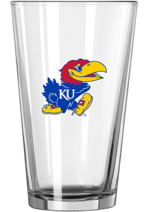 Kansas Jayhawks 16 oz Logo Pint Glass