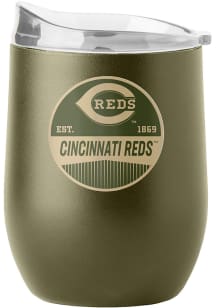 Cincinnati Reds 16OZ Powder Coat Stainless Steel Stemless