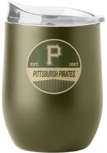 Pittsburgh Pirates 16OZ Powder Coat Stainless Steel Stemless