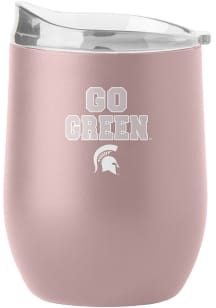 Michigan State Spartans 16OZ Powder Coat Stainless Steel Stemless