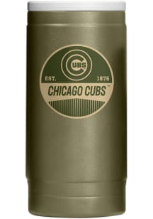 Chicago Cubs 12OZ Slim Can Powder Coat Stainless Steel Coolie
