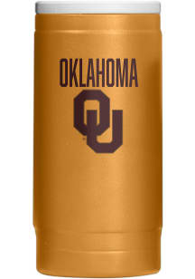 Oklahoma Sooners 12OZ Slim Can Powder Coat Stainless Steel Coolie