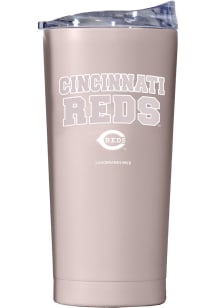 Cincinnati Reds 20OZ Powder Coat Stainless Steel Tumbler - Pink