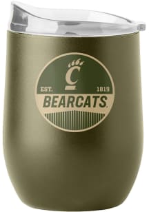 Cincinnati Bearcats 16OZ Powder Coat Stainless Steel Stemless