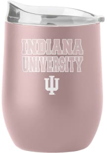 Red Indiana Hoosiers 16OZ Powder Coat Stainless Steel Stemless