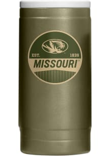 Missouri Tigers 12OZ Slim Can Powder Coat Stainless Steel Coolie