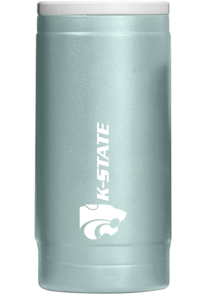K-State Wildcats 12OZ Slim Can Powder Coat Stainless Steel Coolie