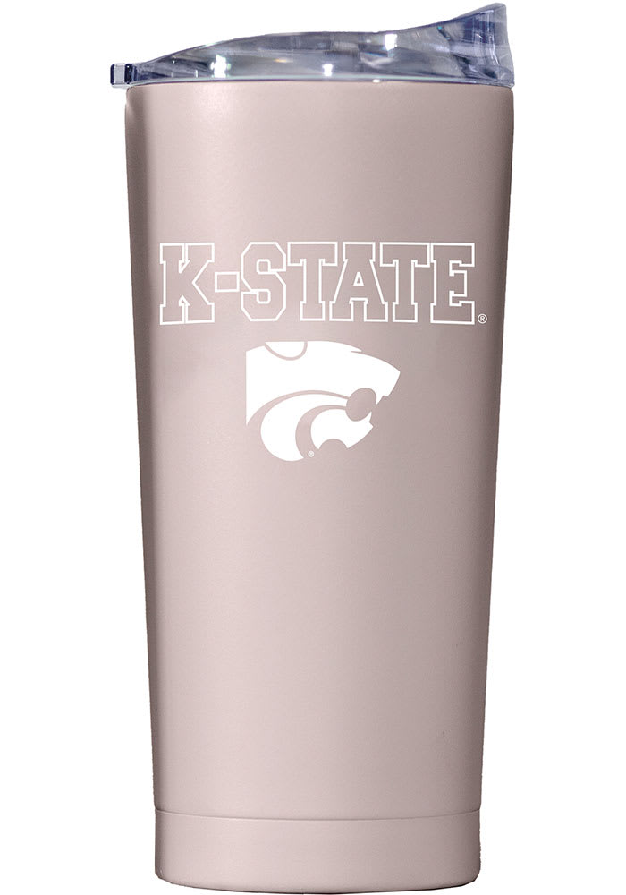 K-State Wildcats 20OZ Powder Coat Stainless Steel Tumbler - Blue