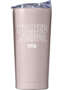 TCU Horned Frogs 20OZ Powder Coat Stainless Steel Tumbler - Pink