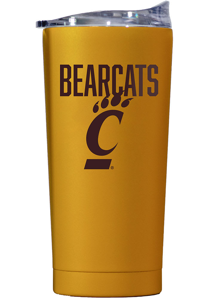Cincinnati Bearcats 20OZ Powder Coat Stainless Steel Tumbler - Brown