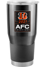 Cincinnati Bengals 2021 Conference Champs 30 oz Stainless Steel Tumbler - Black