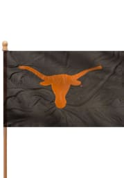 Texas Longhorns 3x5 Black Sleeve Applique Flag