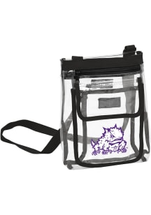 TCU Horned Frogs White Clear Clear Bag