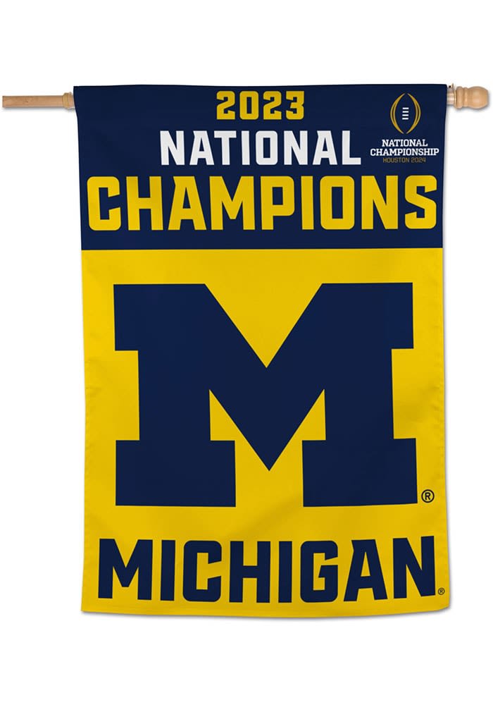 Michigan Wolverines 2023 College Football National Champion 28x40 ...