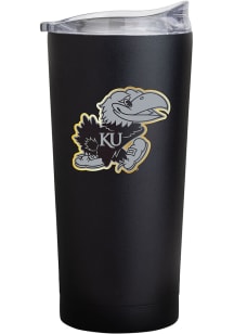 Kansas Jayhawks 20oz Foil Stainless Steel Tumbler - Black