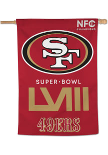 San Francisco 49ers 2023 NFC Conference Champs 28x40 Banner