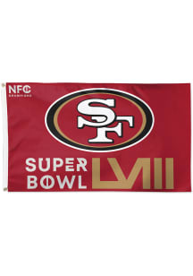 San Francisco 49ers 2023 NFC Conference Champs 3x5 Banner