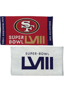 San Francisco 49ers Red 2023 NFC Conference Champs Locker Room Bath Towels