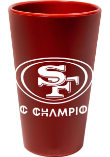 San Francisco 49ers 2023 NFC Conference Champs Silicone Pint Glass