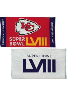 Kansas City Chiefs Red 2023 Conference Champs Locker Room Bath Towels