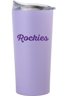 Logo Brands Colorado Rockies 20oz Flipside Lavender Stainless Steel Tumbler - Lavender