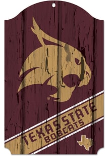 Texas State Bobcats 11 x 17 Sign