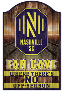 Nashville SC 11 x 17 Fan Cave Sign - Brown