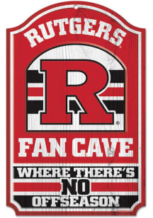 Rutgers Scarlet Knights Wood Sign