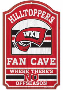 Western Kentucky Hilltoppers 11 x 17 No Off Season Sign