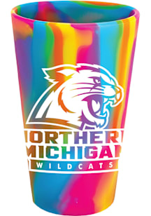 Northern Michigan Wildcats 16oz Pint Glass - Orange