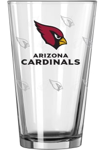 Arizona Cardinals 16oz Satin Etch Pint Glass