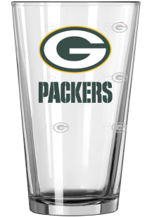 Green Bay Packers 16oz Satin Etch Pint Glass