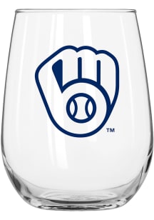 Milwaukee Brewers 16oz Gameday Stemless Wine Glass
