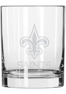 New Orleans Saints 14oz Frost Rock Glass