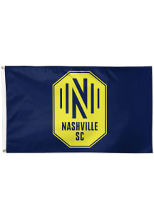 Nashville SC 3x5 Logo Navy Blue Silk Screen Grommet Flag