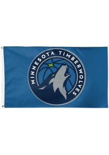 Minnesota Timberwolves 3x5 Logo Blue Silk Screen Grommet Flag
