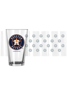 Houston Astros 16oz Satin Etch Pint Glass