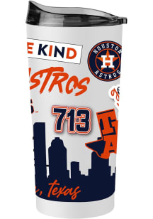 Houston Astros 20oz Native PC Stainless Steel Tumbler - Blue
