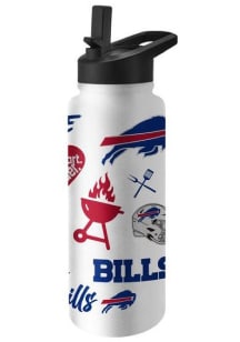 Buffalo Bills 34oz Native Quencher Stainless Steel Bottle