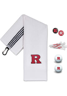 White Rutgers Scarlet Knights 4 Pack Golf Gift Set