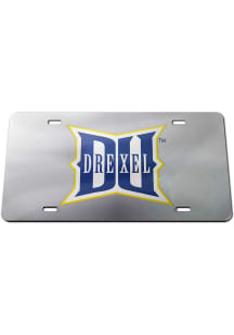 Drexel Dragons Silver  Acrylic Classic License Plate