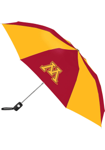 Maroon Minnesota Golden Gophers Auto Fold Umbrella