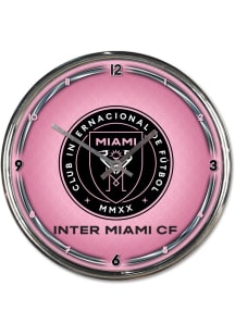 Inter Miami CF Chrome Wall Clock