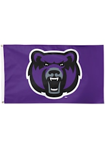 Central Arkansas Bears Deluxe Silk Screen Grommet Flag - Purple